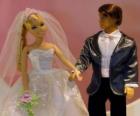 Barbie και ο Ken την ημέρα του γάμου τους